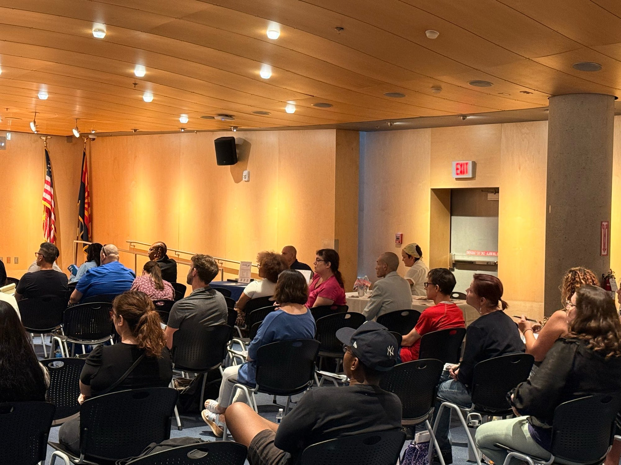 Audience seated at an AMI event
