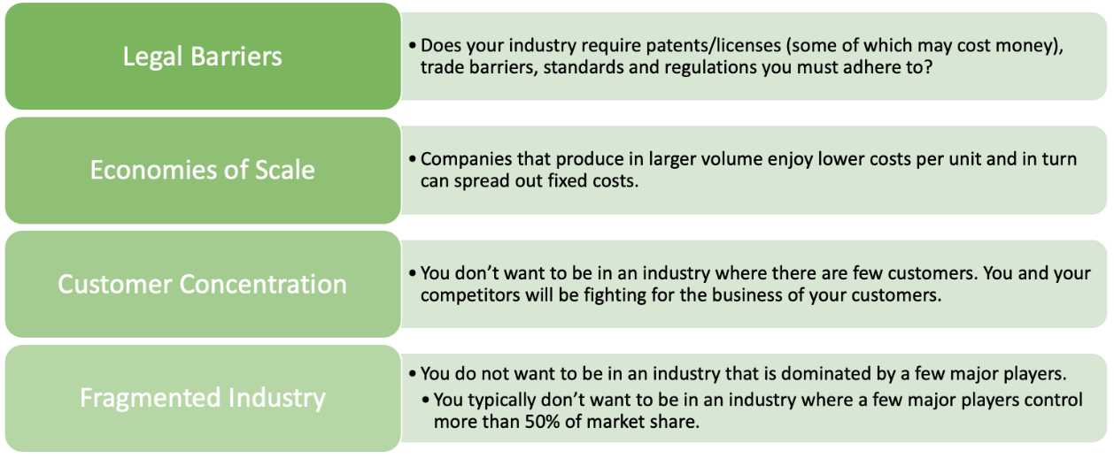 Industry Analysis Example Subjects To Consider