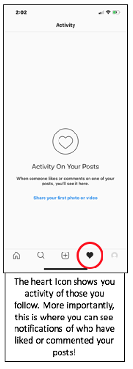 Activity on Instagram for small businesses
