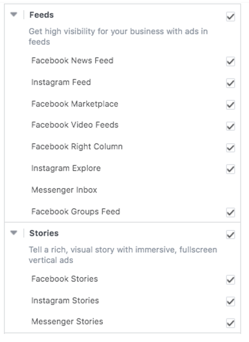 a picture on how to specify what the intended audience is