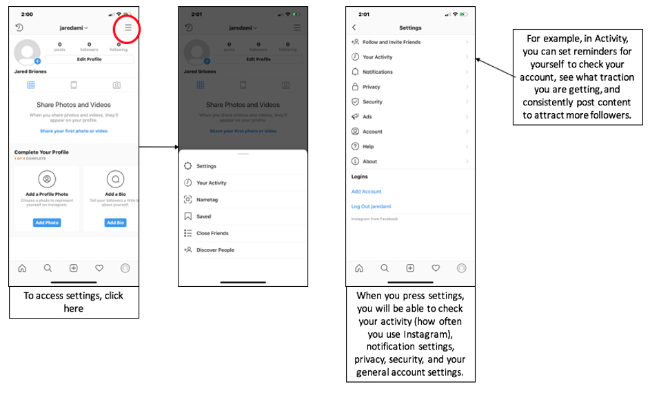 Notifications on Instagram for small businesses