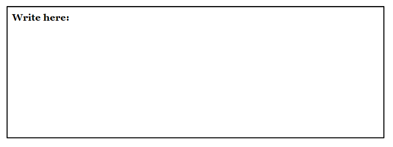 A blank slate for the viewer to create a business mission statement